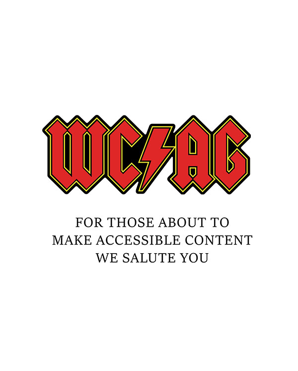 WCAG AC/DC-style