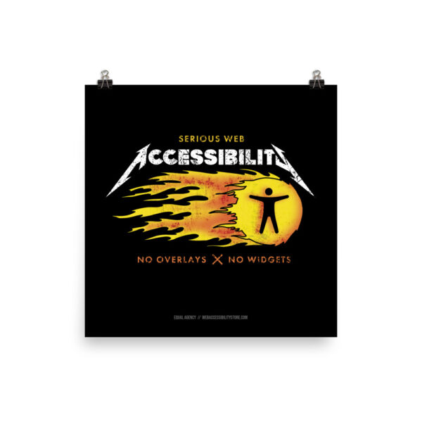 Serious Web Accessibility Poster - Image 3