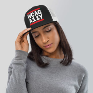 WCAG A11Y - Trucker Cap