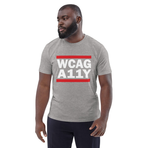WCAG A11Y - Unisex organic cotton t-shirt - Image 4