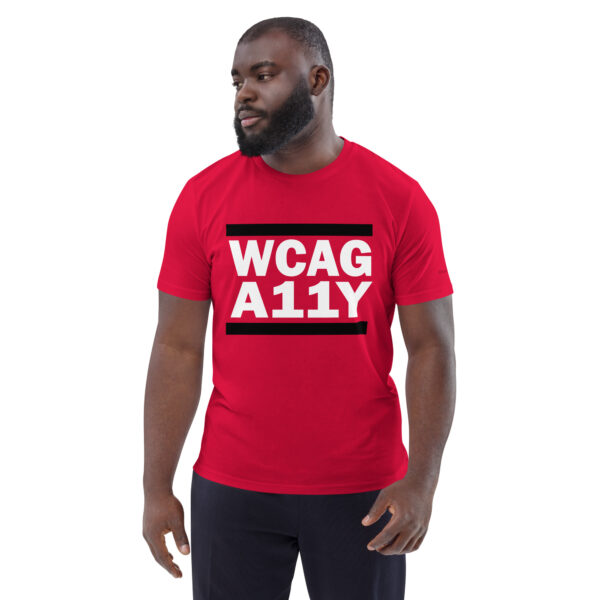 WCAG A11Y - Unisex organic cotton t-shirt - Image 8